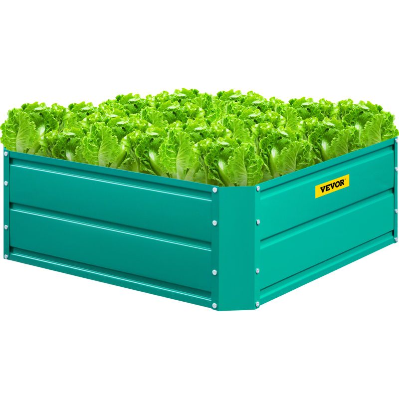 Photo 1 of Galvanized Raised Garden Bed, 32x42x12 Metal Planter Box