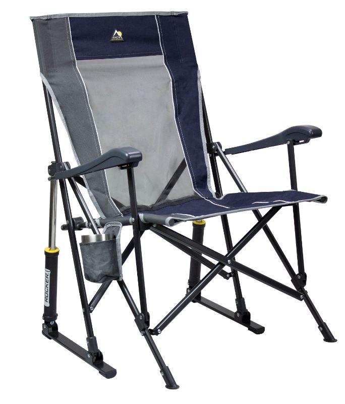 Photo 1 of GCI Outdoor RoadTrip Rocker Chair Blue Dark - Collapsible Furniture at Academy Sports