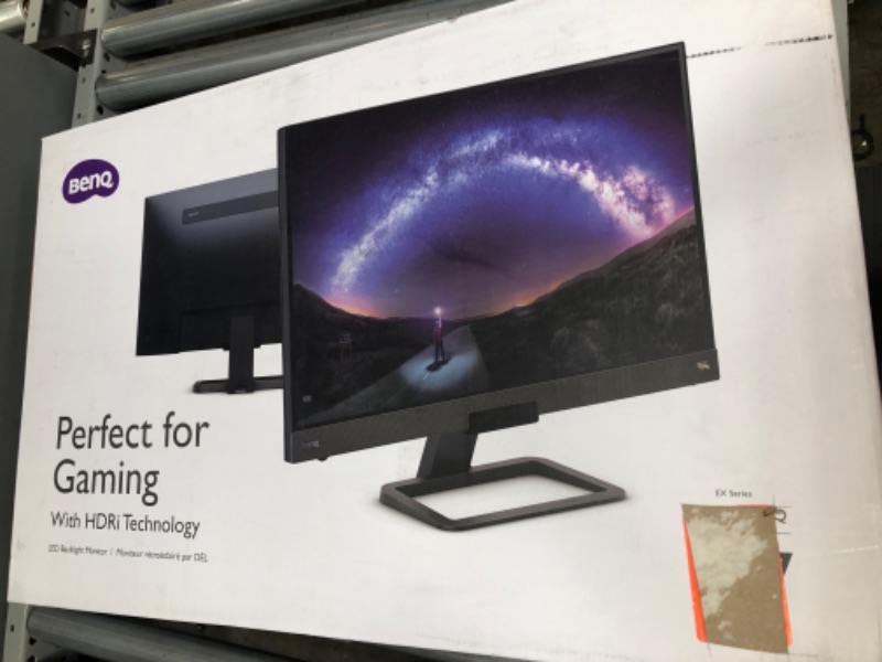 Photo 2 of BenQ MOBIUZ EX2780Q 27" QHD 1440p 144Hz IPS Gaming Monitor | FreeSync Premium | HDRi |USB-C?Remote Control?2.1 Channel Sound 5W subwoofer? Eye-Care