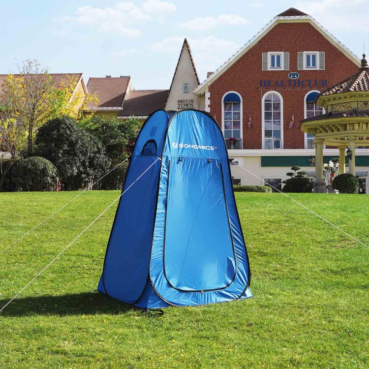 Photo 1 of SONGMICS Portable Pop up Tent, Dressing Room Privacy Shelter, for Outdoor Camping Fishing Beach Shower Toilet