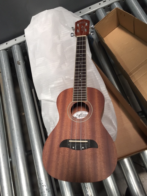 Photo 2 of Oscar Schmidt OU2LH Left Handed Mahogany Concert Ukulele - Natural