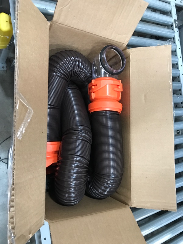 Photo 2 of Camco 39742 RhinoFLEX 20' RV Sewer Hose Kit with Swivel Fitting