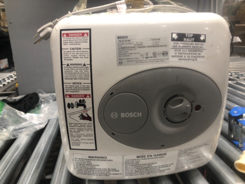 Photo 2 of ***PARTS ONLY*** Bosch Electric Mini-Tank Water Heater Tronic 3000 T 2.5-Gallon (ES2.5) - Eliminate Time for Hot Water - Shelf, Wall or Floor Mounted
