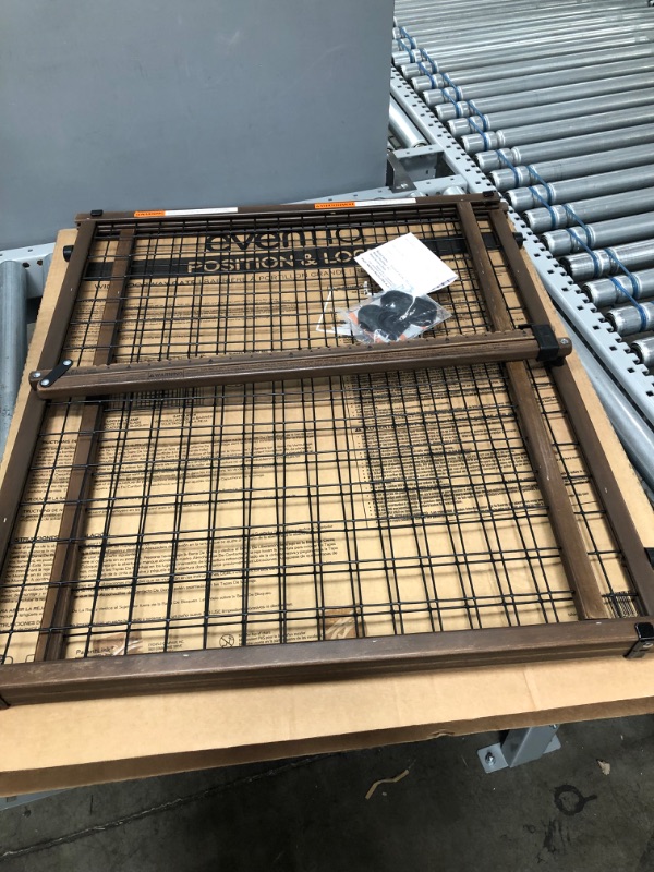 Photo 1 of 
Position & Lock Tall & Wide Baby Gate, Pressure-Mounted, Farmhouse Collection