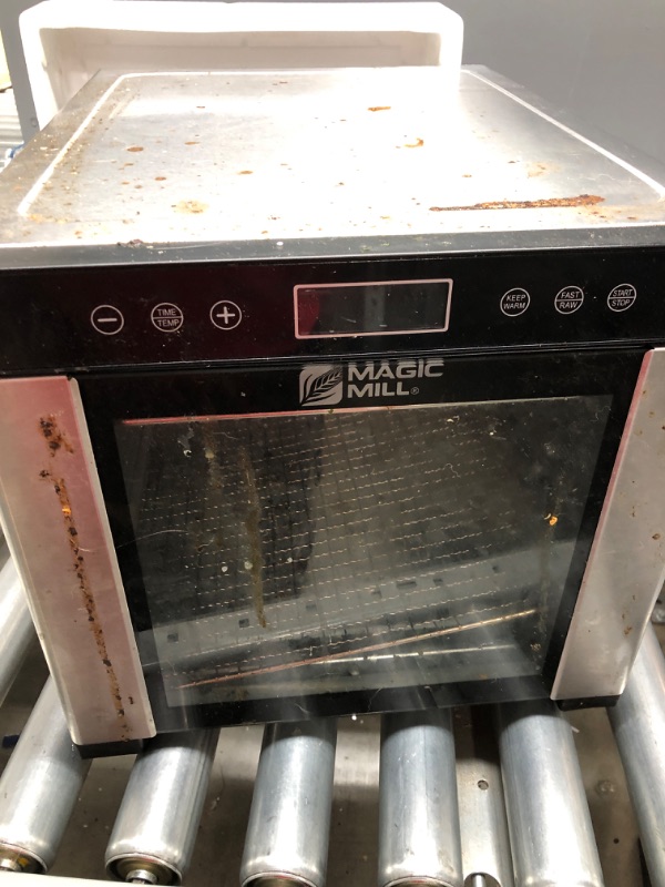 Photo 1 of Magic Mill Food Dehydrator Machine | 7 Stainless Steel Trays | Dryer for Jerky, Dog Treats, Herb, Meat, Beef, Fruit | Keep Warm Function, Digital Timer and Temperature Control, Equipped Safety Over-Heat Protection, ETL Approved - (MFD-7070, 7 Stainless St