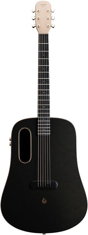 Photo 1 of LAVA ME PRO 41 Inch Carbon Fiber Guitar with Effects Professional Acoustic Electric Guitar with Case Pick and Charging Cable (FreeBoost, Black Gold)
