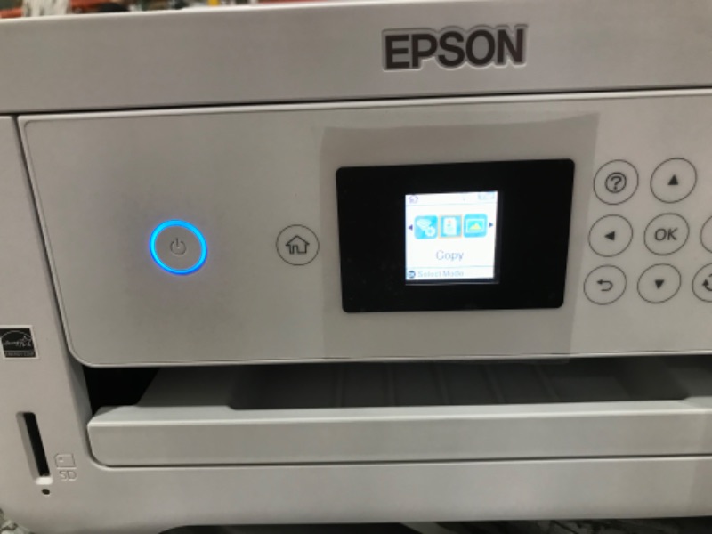 Photo 2 of INCOMPLETE Epson EcoTank ET-2760 Wireless Color All-in-One Cartridge-Free Supertank Printer with Scanner and Copier
**MISSING INK**