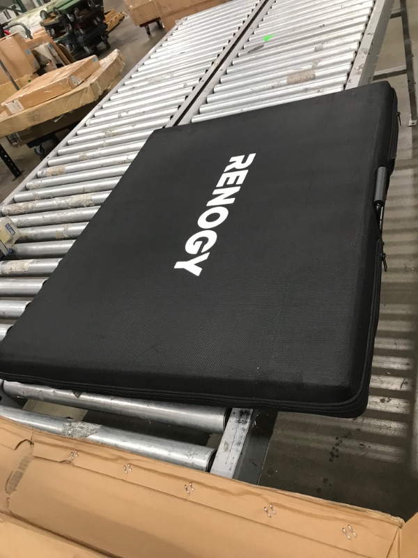 Photo 1 of 200-Watt 12-Volt Monocrystalline Foldable Suitcase Off-Grid Solar Power Kit with Voyager