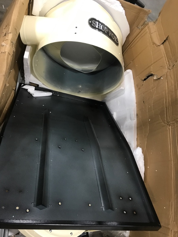 Photo 1 of *INCOMPLETE* Shop Fox W1685 1-1/2 Hp 1280 Cfm Heavy Duty Steel Impeller Dust Collector
