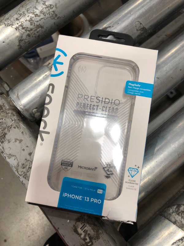 Photo 2 of Speck Apple iPhone 13 Pro Presidio Perfect Clear Grip Case - Clear

