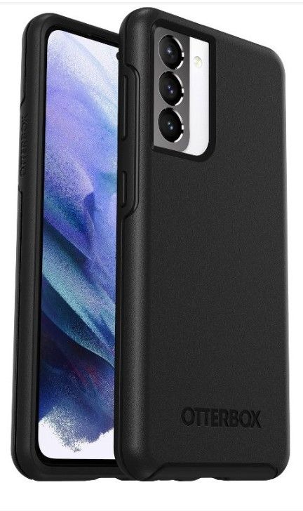 Photo 1 of OtterBox Samsung Galaxy S21 5G Symmetry Case - Black

