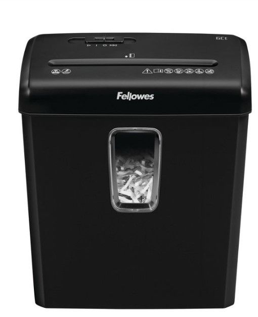 Photo 1 of Fellowes Powershred 6ct Cross-Cut Paper Shredder - Black

