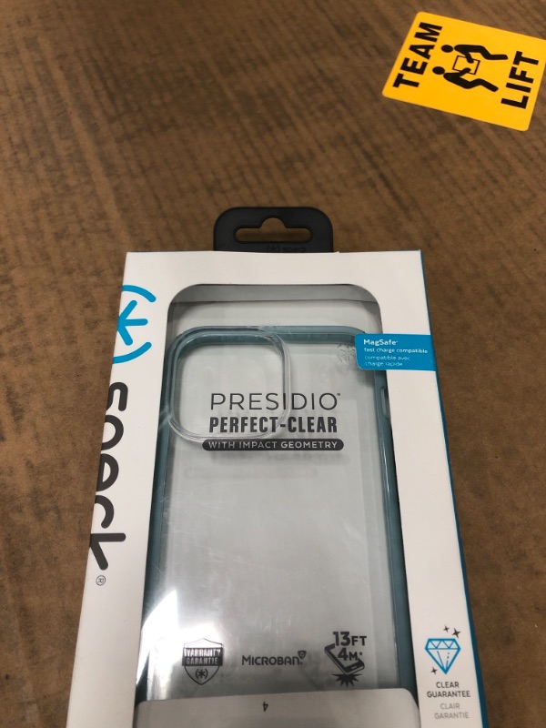 Photo 2 of Speck Apple iPhone 13 Pro Max/iPhone 12 Pro Max Presidio Perfect Clear Case

