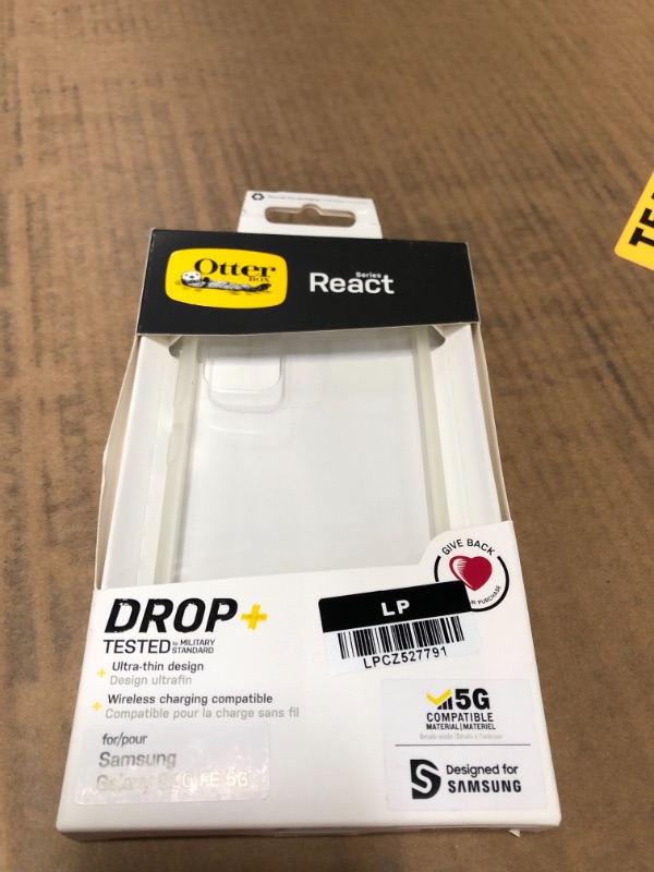 Photo 2 of OtterBox Samsung S20 FE 5G React Phone Case - Clear

