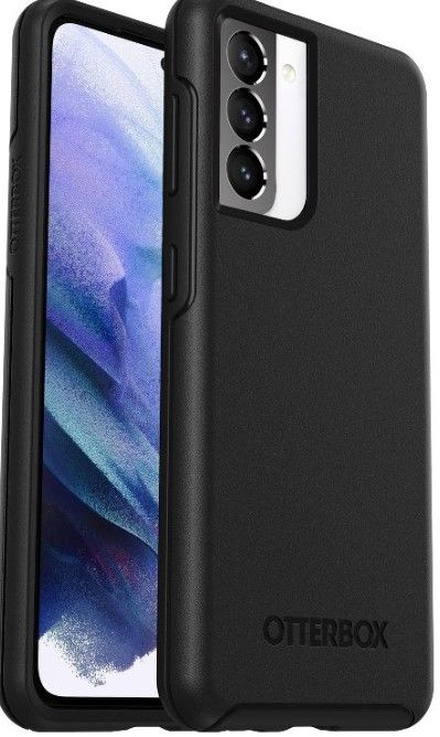 Photo 1 of OtterBox Samsung Galaxy S21 5G Symmetry Case - Black

