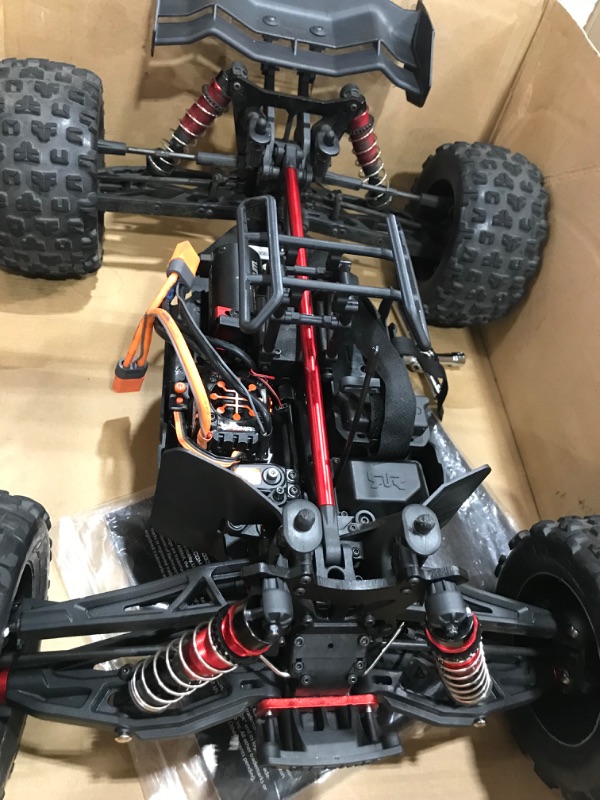 Photo 5 of ***PARTS ONLY*** ARRMA 1/8 KRATON 6S V5 4WD BLX Speed Monster RC Truck with Spektrum Firma RTR (Transmitter and Receiver Included Batteries and Charger Required) Blu
**NO BATTERIES INCLUDED,WAS NOT TESTED**