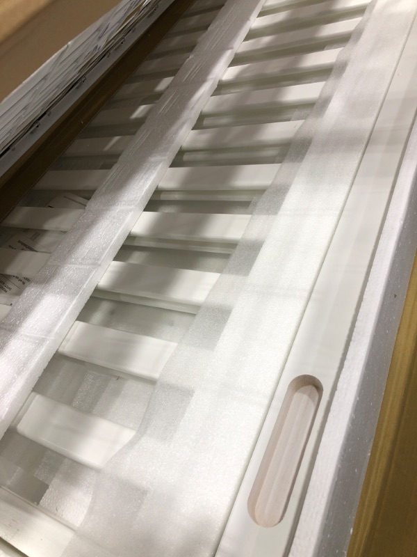 Photo 1 of Delta Children Essex 4-in-1 Convertible Baby Crib, Bianca White with Natural Legs
