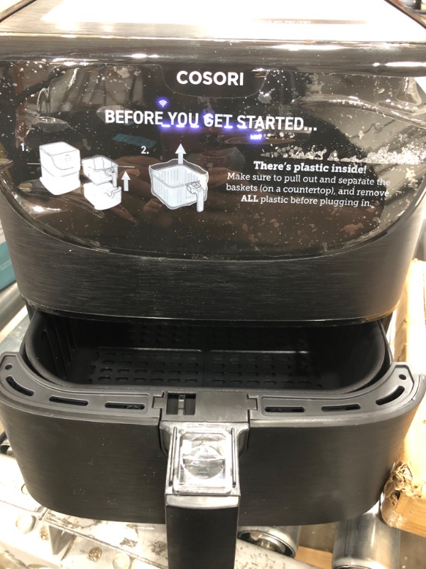 Photo 2 of COSORI Smart Air Fryer ProI 5.8QT 11-in-1 Cooking Presets (800+ Online Recipes) , APP and Touch Screen Control, Works with Alexa & Google Assistant, Dishwasher-Safe Square Basket
