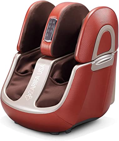 Photo 1 of NOT FUNCTIONAL: Zarifa USA Z-Smart Electric Shiatsu Spa Foot and Leg Massager with 90 Degree Swing for Knee, Calves and Upper Thigh, Integrated Jade Stone Heat Rollers and Airbag Compression, Cherry 21 x 21 x 25 inches

 