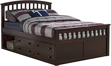Photo 1 of 
Hillsdale Furniture Hillsdale Charlie Captains Bed With 4 Storage Units, Twin, White
