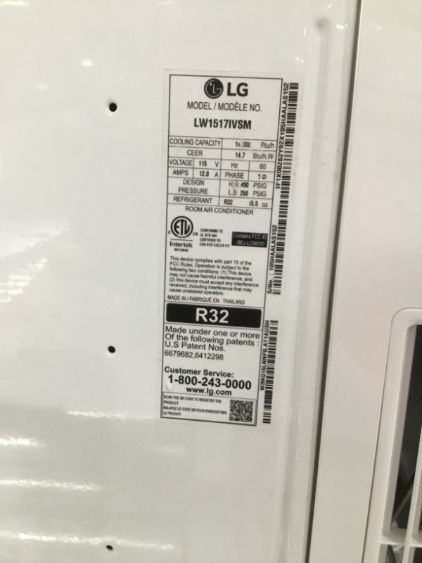Photo 1 of 14,000 BTU DUAL Inverter Smart wi-fi Enabled Window Air Conditioner