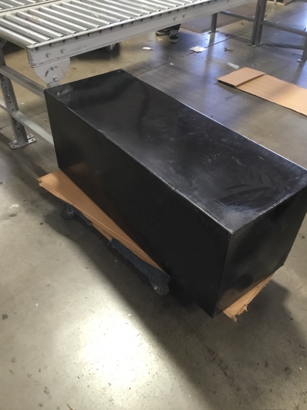 Photo 5 of ***KEY IS BELIVED TO BE LOCKED ON THE INSIDE BUT CAN NOT VERIFY***
Buyers Products 1702110 Black Steel Underbody Truck Box with Paddle Latch, 18 x 18 x 48 Inch
