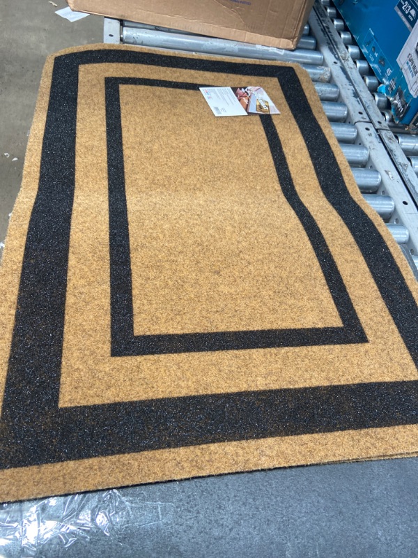 Photo 1 of 2 OF - Back Mat Duel Borders 24 in. x 36 in. Door Mat