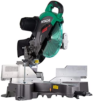 Photo 1 of Hitachi C12RSH2 15-Amp 12-Inch Dual Bevel Sliding Compound Miter Saw with Laser Marker
