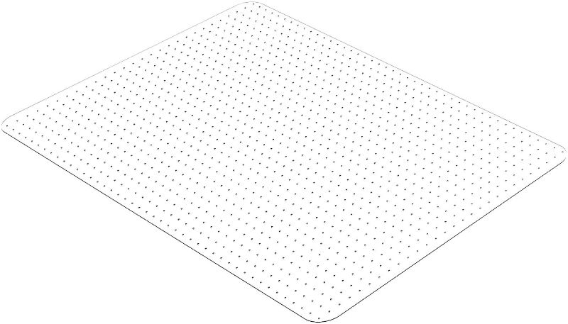 Photo 1 of 100pointONE Chair Mat for Carpet Floors- 36’’×48’’ 0.09'' Thick Studded Desk Chair Mat for Carpeted Floor- Office Floor Mat for Flat Pile Carpet Rectangle
