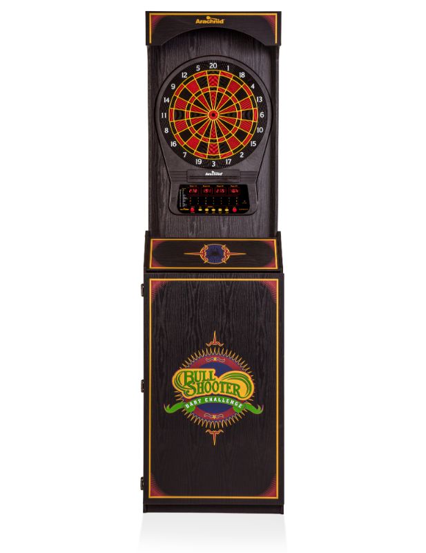 Photo 1 of Arachnid Cricket Pro 650 Standing Electronic Dartboard with 24 Games, 132 Variations, and 6 Soft-Tip Darts Included (1445546)
