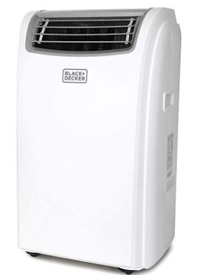 Photo 1 of BLACK+DECKER 14,000 BTU Portable Air Conditioner with Remote Control, White
