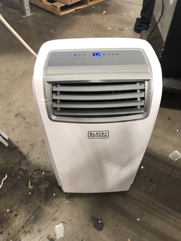 Photo 1 of BLACK+DECKER 14,000 BTU Portable Air Conditioner with Remote Control, White
