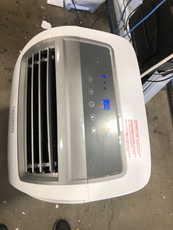 Photo 5 of BLACK+DECKER 14,000 BTU Portable Air Conditioner with Heat and Remote Control, White
