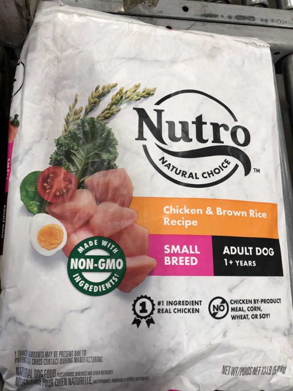 Photo 2 of **NON REFUNDABLE EXP JUL 4, 2022** NUTRO NATURAL CHOICE Adult Small Breed Dry Dog Food Chicken & Brown Rice Recipe Dog Kibble 13 Lb. Bag 
