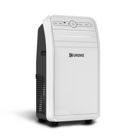 Photo 1 of Ukoke 12,000 BTU (7,000 BTU, DOE) Wi-Fi Portable Air Conditioner with Heat, Dehumidifier in White, Works with Alexa DOES NOT TURN ON, SOLD FOR PARTS 
