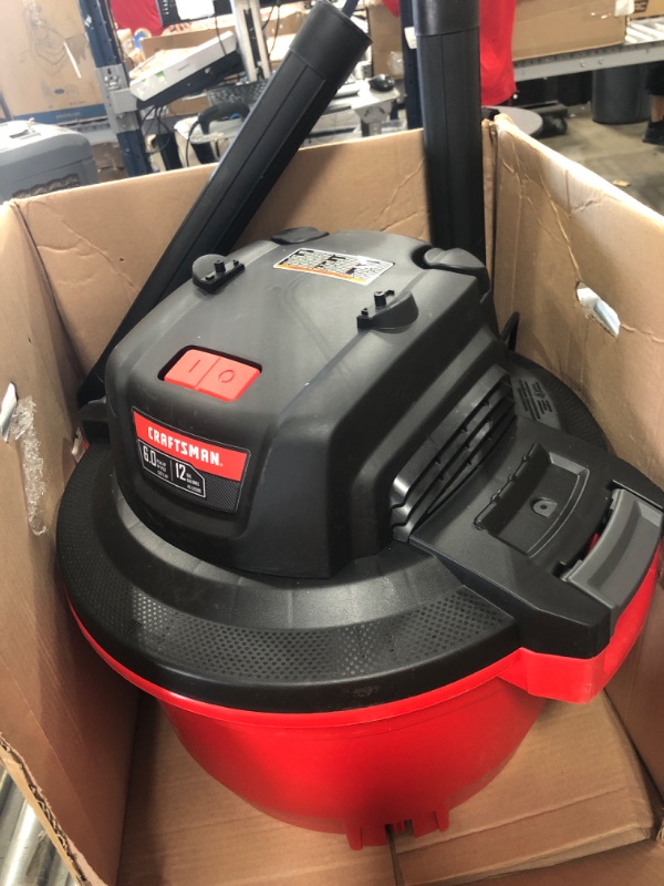 Photo 4 of Craftsman Cmxevbe17594 Corded Wet/Dry Vacuum, 12 gal.