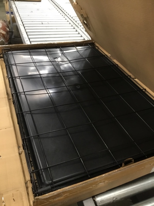 Photo 1 of DAMAGED MidWest Homes For Pets Double Door iCrate Metal Dog Crate, 42"
