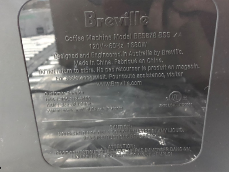 Photo 3 of Breville BES878BSS Barista Pro Espresso Machine, Brushed Stainless Steel
