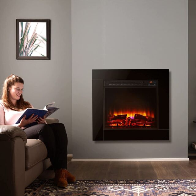 Photo 1 of Altra Electric Fireplace Insert Model F18V66L 18" 1400w
