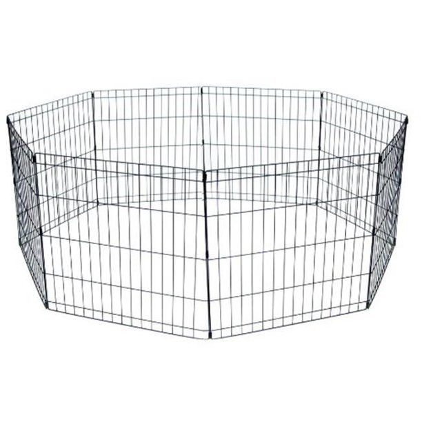 Photo 1 of 24"X30" Dog Pen Dog Playpen Puppy Pet Playpen 8 Panel Indoor Outdoor