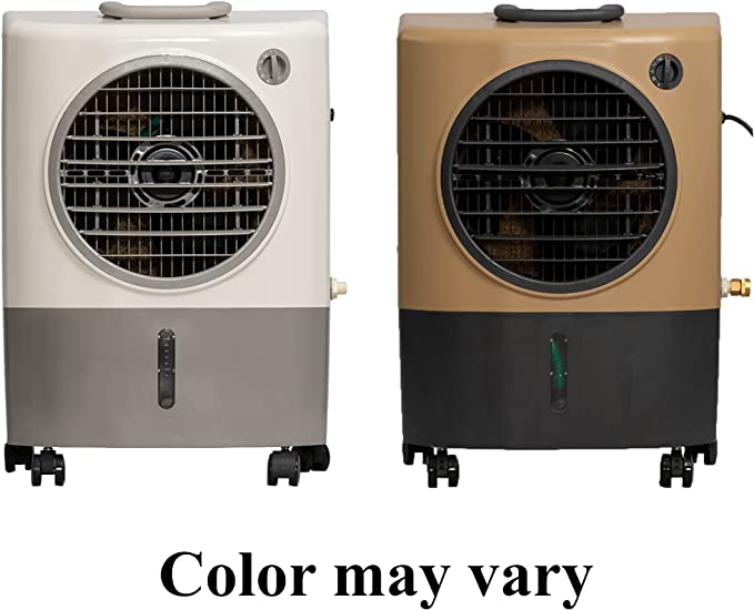 Photo 1 of HESSAIRE MC18M Portable Evaporative Cooler – Color May Vary, 1300 CFM, Cools 500 Square Feet , White
