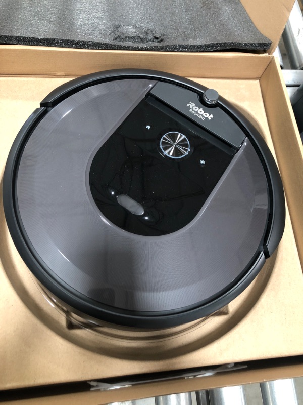 Photo 3 of iRobot Roomba i7+ (7550) Robot Vacuum with Automatic Dirt Disposal - Empties Itself for up to 60 days, Wi-Fi Connected, Smart Mapping, Works with Alexa, Ideal for Pet Hair, Carpets, Hard Floors, Black
