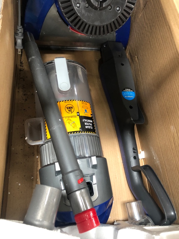 Photo 2 of Hoover WindTunnel 2 Whole House Rewind Corded Bagless Upright Vacuum Cleaner with Hepa Media Filtration,UH71250, Blue
