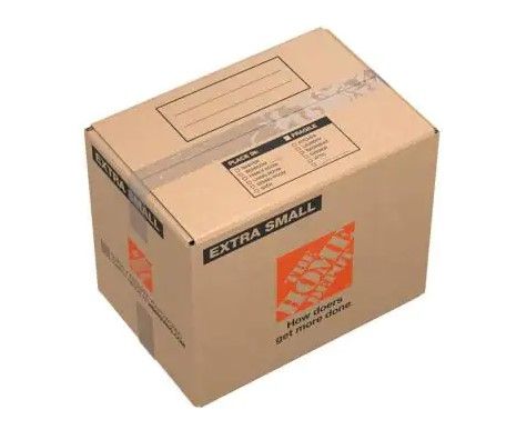 Photo 1 of 20PCK-The Home Depot 15 in. L x 10 in. W x 12 in. D Extra-Small Moving Box