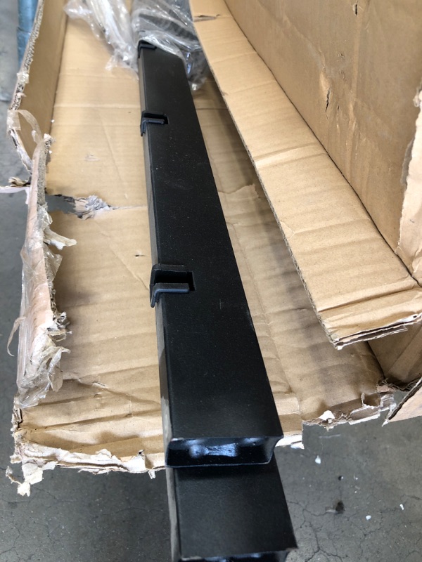 Photo 4 of **MISSING  PARTS** Zinus Geraldine 12 Inch Black Metal Platform Bed Frame with Headboard and Footboard / Premium Steel Slat Support / Mattress Foundation, Twin
