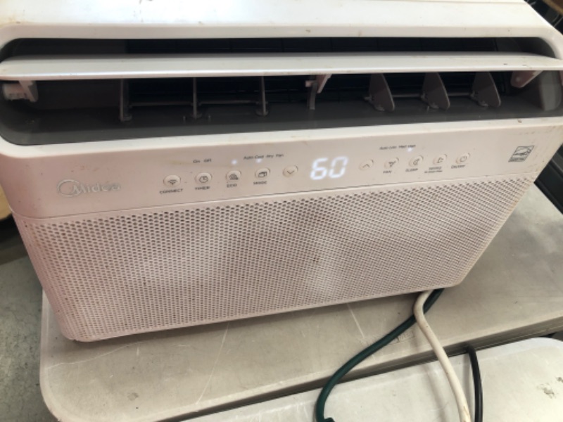 Photo 3 of **DAMAGED MISSING PARTS** Midea U Inverter Window Air Conditioner 12,000btu, U-Shaped AC with Open Window Flexibility, Robust Installation,Extreme Quiet, 35% Energy Saving, SMA