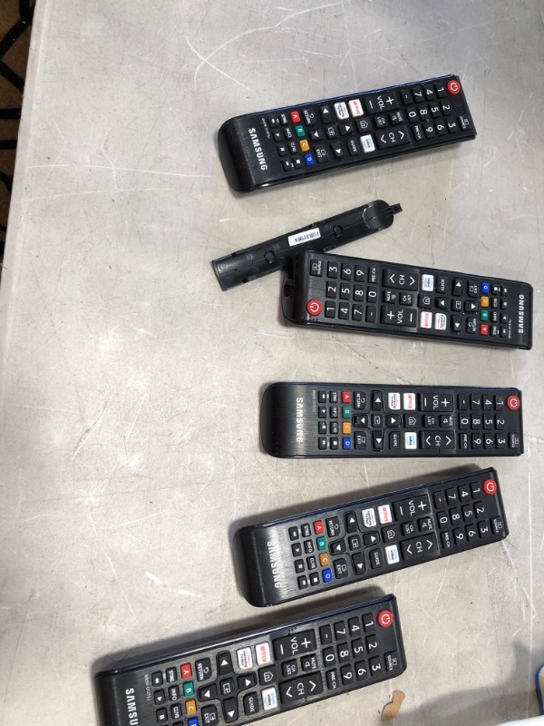 Photo 2 of **SET OF 5** New Original SAMSUNG BN59-01315J TV Remote Control With Netflix/Prime Video/Samsung TV Plus Buttons (OEM)Applicable for Samsung TV