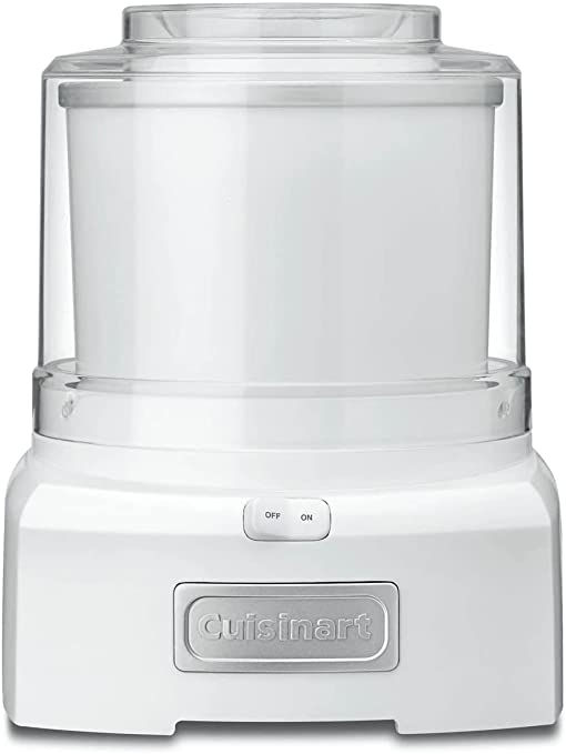 Photo 1 of Cuisinart 1.5 Quart Frozen Yogurt Ice Cream Maker, White
