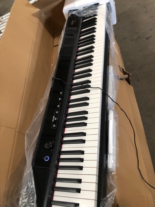 Photo 6 of Eastar EP-120 88-Key Weighted Keyboard Piano with Touch-sensitive screen, Portable Digital Piano with Sustain Pedal, Power Supply for Beginner
