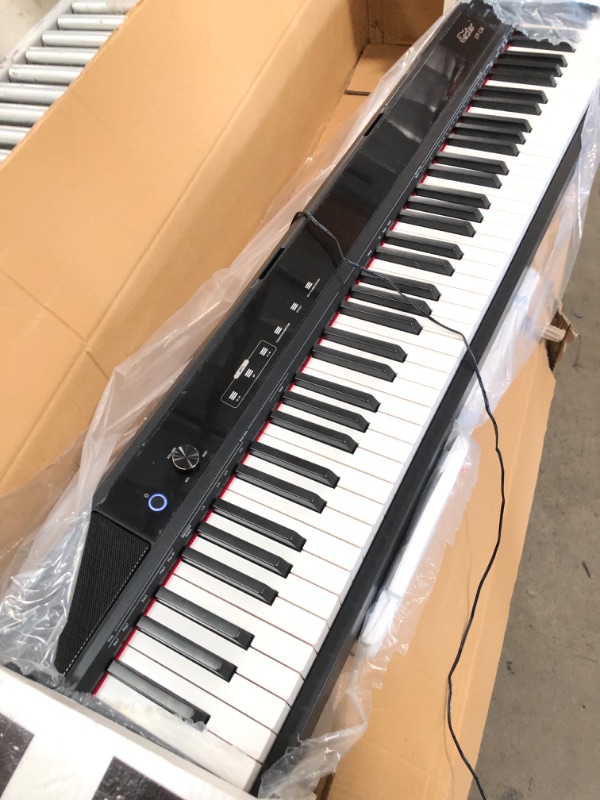 Photo 11 of Eastar EP-120 88-Key Weighted Keyboard Piano with Touch-sensitive screen, Portable Digital Piano with Sustain Pedal, Power Supply for Beginner
